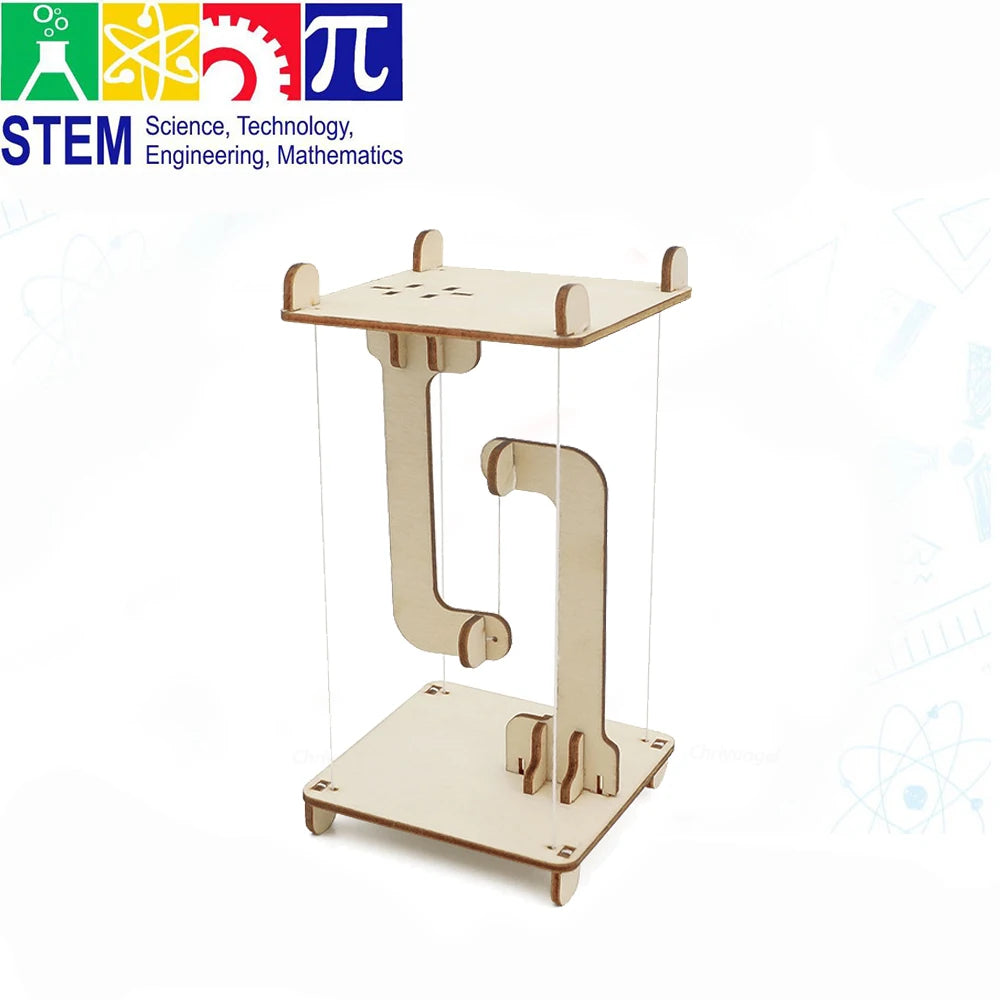 STEM Lernspielzeug: DIY Anti-Schwerkraft Tensegrity Modell aus Holz ab 3 Jahren