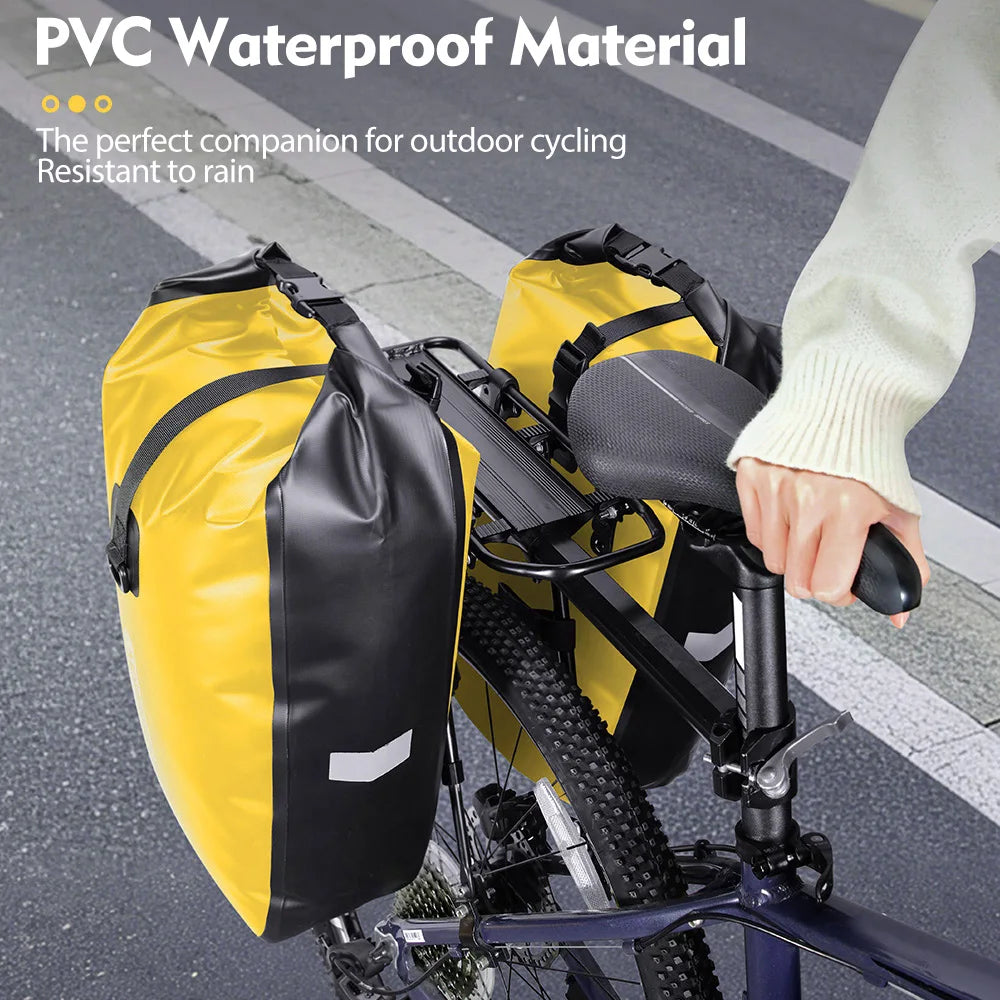 Wasserdichte Fahrrad Gabel Tasche 10L 20L Quick Release Sitz Stamm Tasche