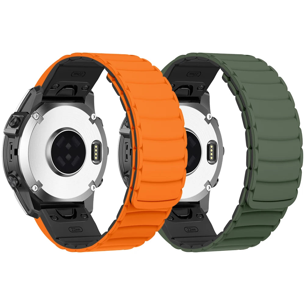 Magnetisches Silikon Uhrenarmband 22 26 mm kompatibel für Fenix Modelle