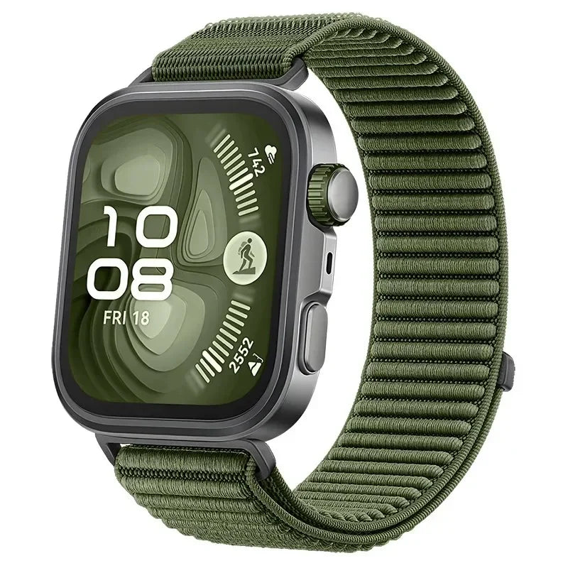 Nylon-Schlaufenarmband, atmungsaktiv und komfortabel für Smartwatches