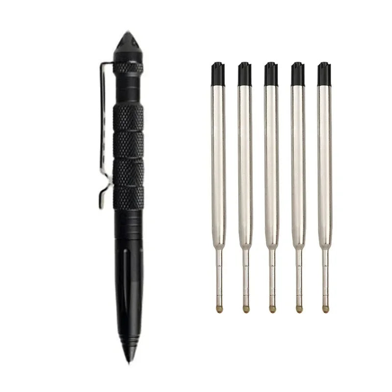 Multifunktionaler taktischer Kugelschreiber aus Aluminium 05mm Spitze