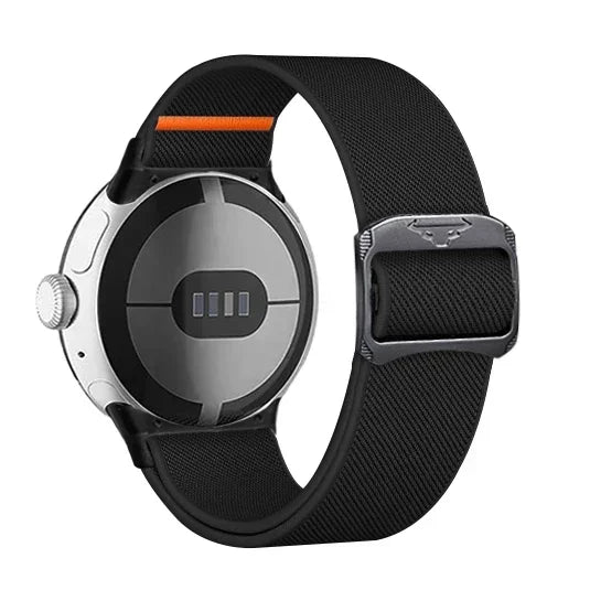 Nylon Gummiband Elastisch Armband für Google Pixel Watch 41mm und 45mm