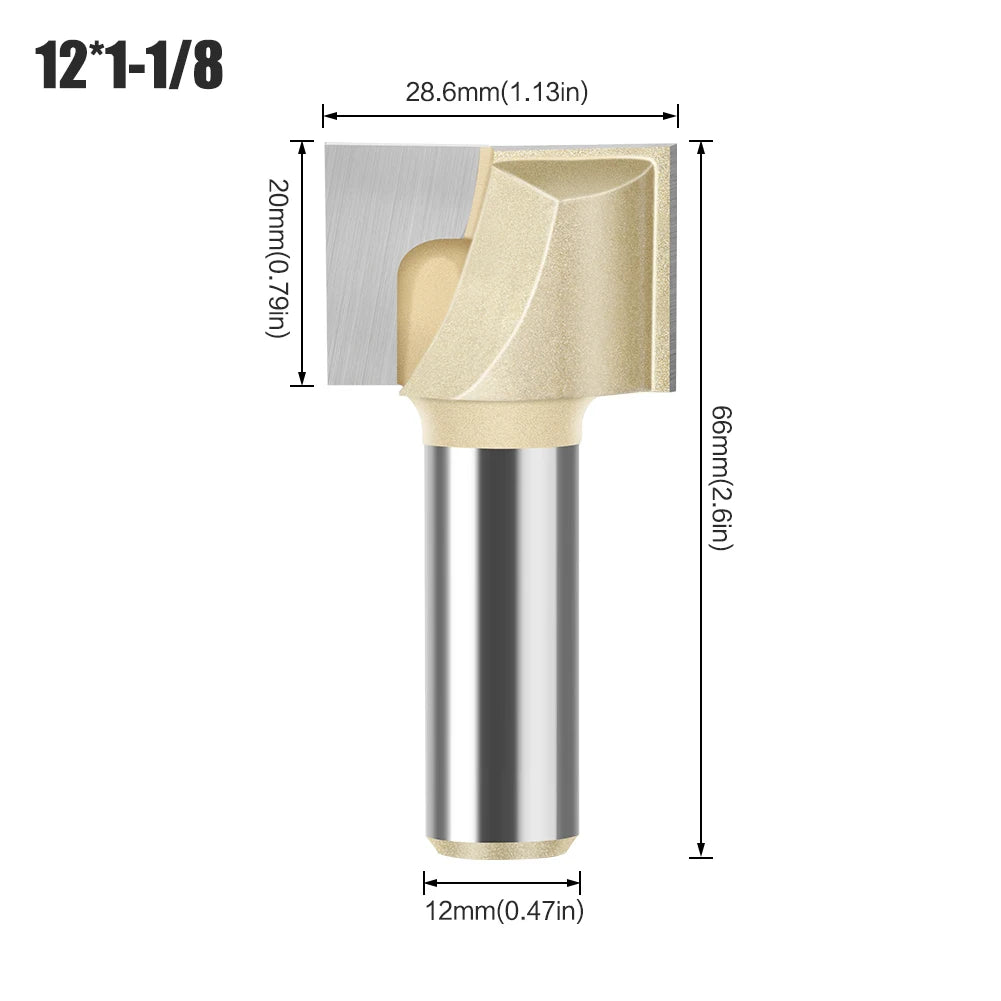 Professionelle Hartmetall Fräser 6mm und 12mm Schaft für Holz