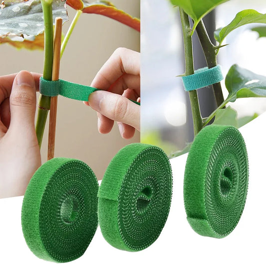 Nylon Pflanzenbänder 3 Rollen 2m flexibel für Gartensupport