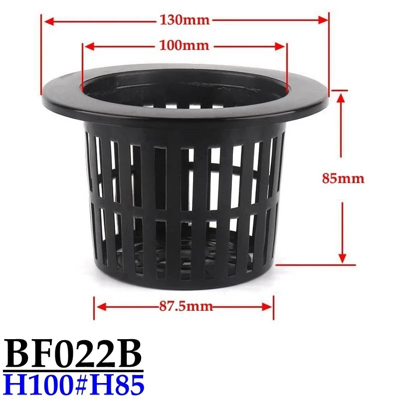 10 Stück Hydrokultur Pflanzkörbe aus Kunststoff für Gewächshaus und Gemüse