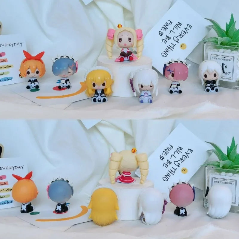 Niedliche Anime Figur Q-Version Dekoration für Büro und Zuhause