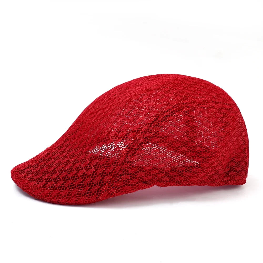 Atmungsaktive Sommer-Berets Unisex – Winddicht - Sonnenschutz, Retro-Stil