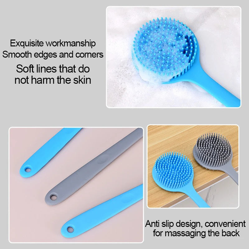 Silikon Duschbürste für Körperreinigung und wohltuende Massage