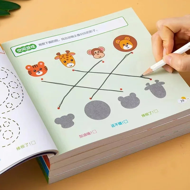 Mathematisches Übungsbuch für Kinder 2-6 Jahre zur frühkindlichen Förderung