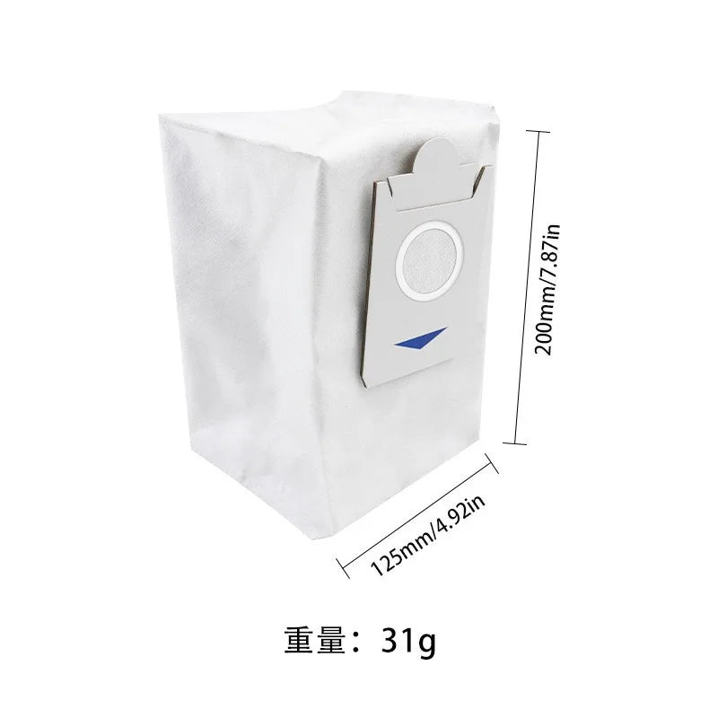 ECOVACS X5 OMNI Ersatzteile Set: Staubbeutel, Bürsten, Filter, Mopp