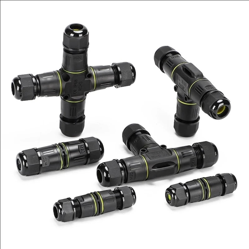 Lötfreier IP68 Wasserdichter Kabelverbinder für LED - Außenbereich 2-4 polig