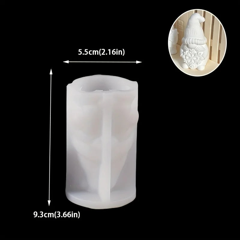 3D Silikonform Weihnachtsmann und Baum für Resinkunst