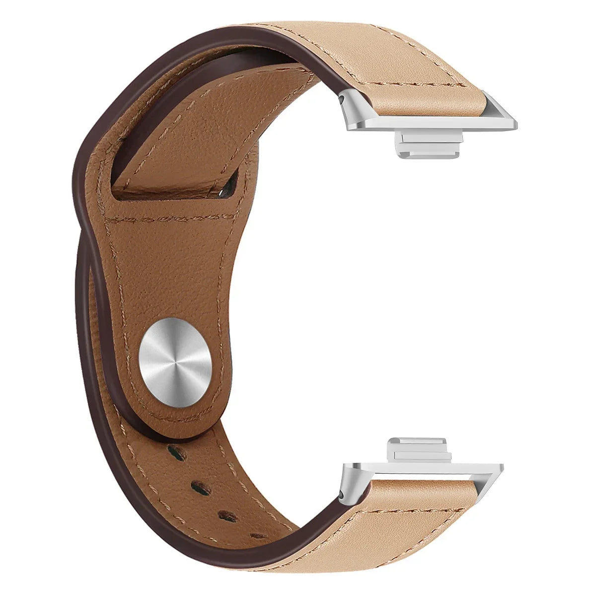 Elegantes Lederarmband für Smartwatch und Fitness Tracker-Yabubestshop