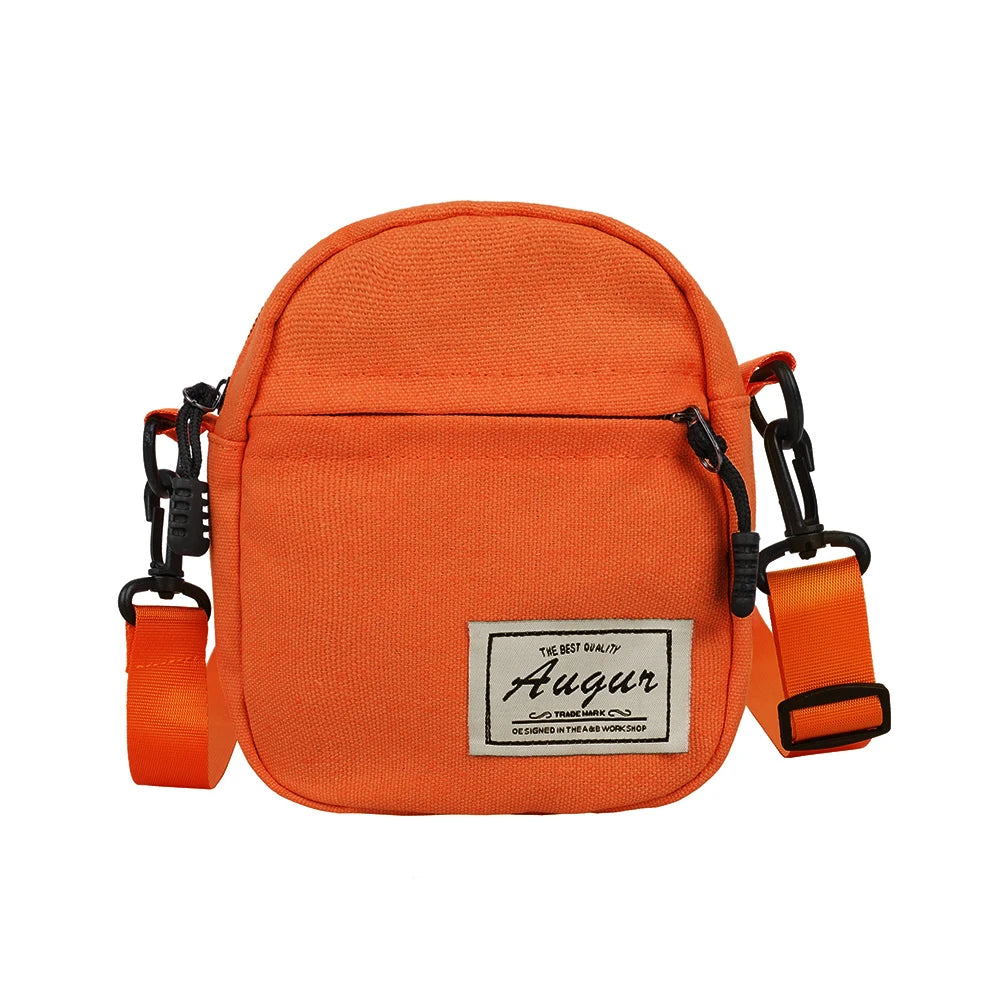 Unisex Leinwand Mini Umhängetasche Freizeit Schultertasche Harajuku Look