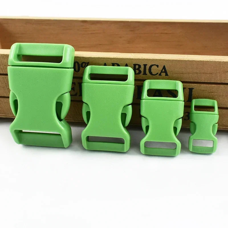 Verstellbare Kunststoff Schnallen für Paracord Armbänder und Hundehalsbänder