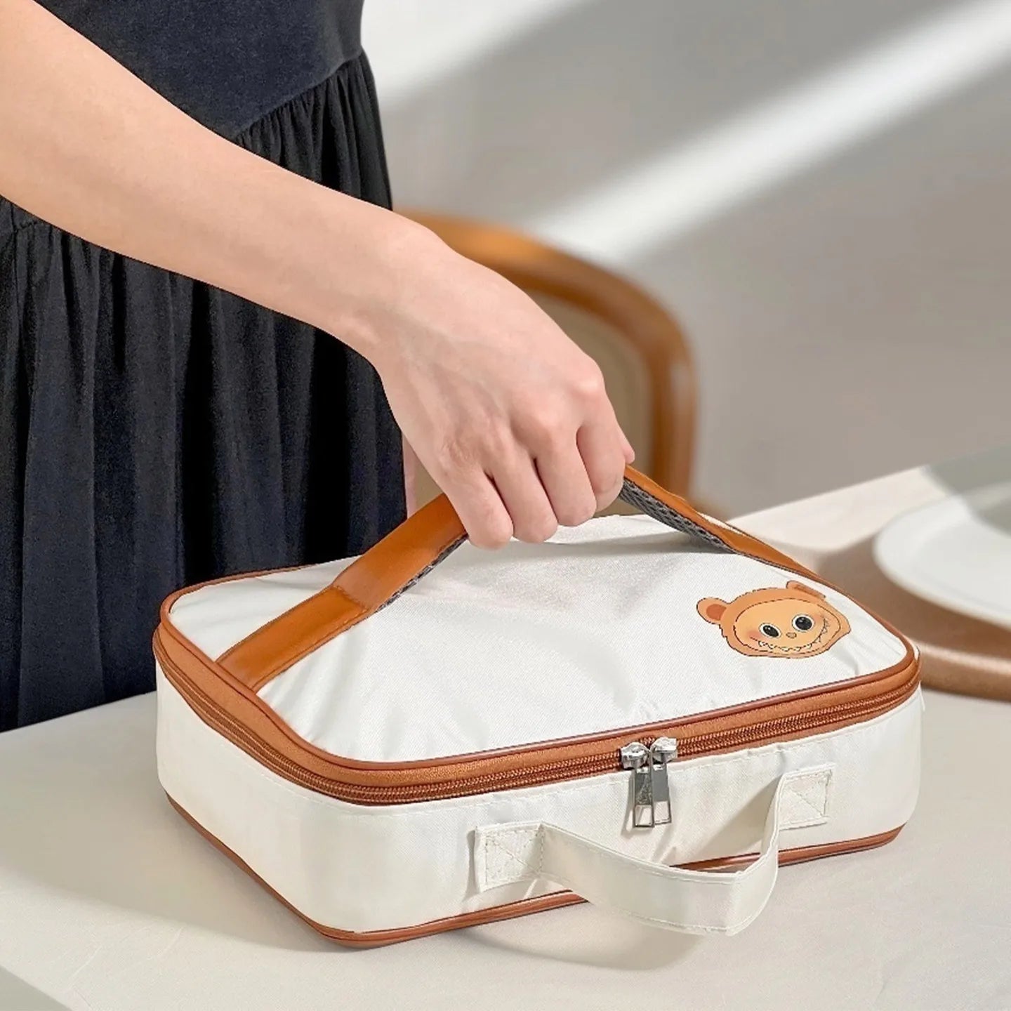 Isolierte Lunchtasche mit großer Kapazität wasserdichte Oxford Kühlbox