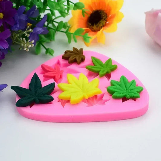 Ahornblatt Silikonform für Kuchen Schokolade Dessert Dekoration DIY