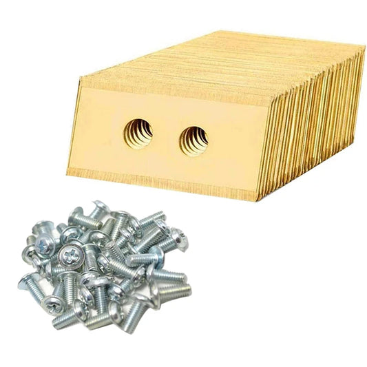 Präzise Edelstahl-Rasenroboter-Ersatzklingen in Gold, 9/18/30 Stück Sets