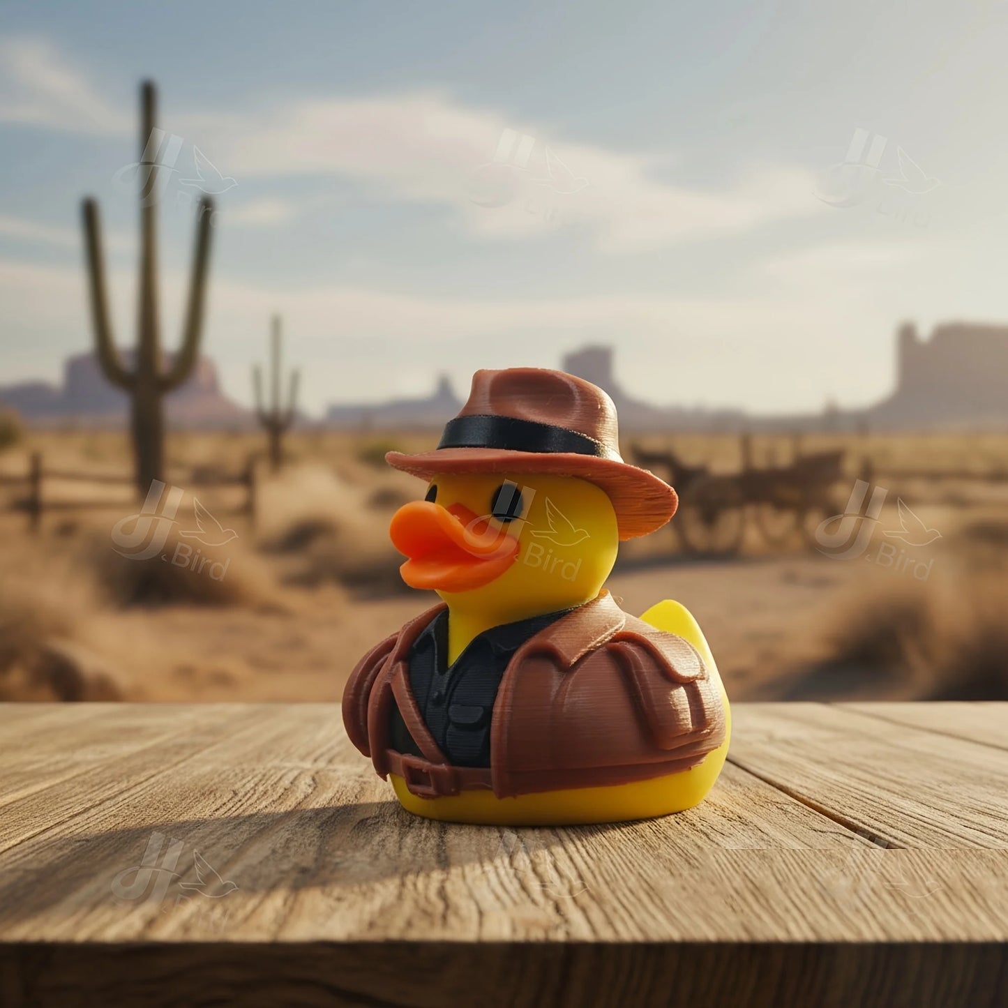 Kreative Raumdekoration mit Entenornamenten aus Kunststoff