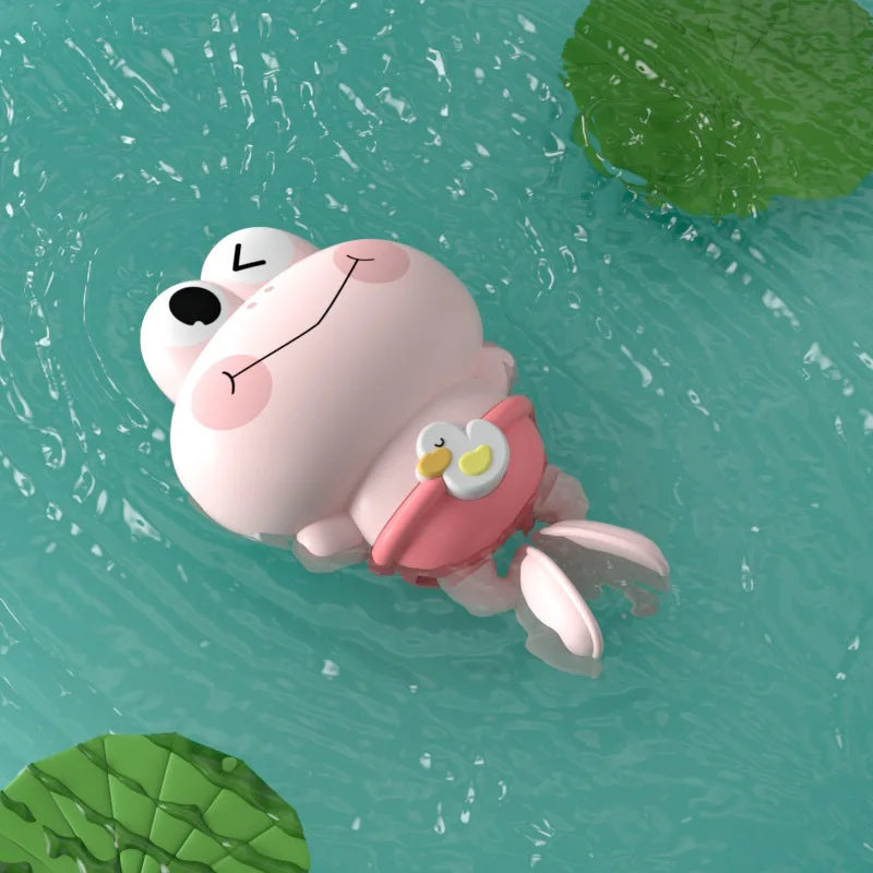 Uhrwerk Frosch Badespielzeug für Kinder – Schwimmspaß im Wasser