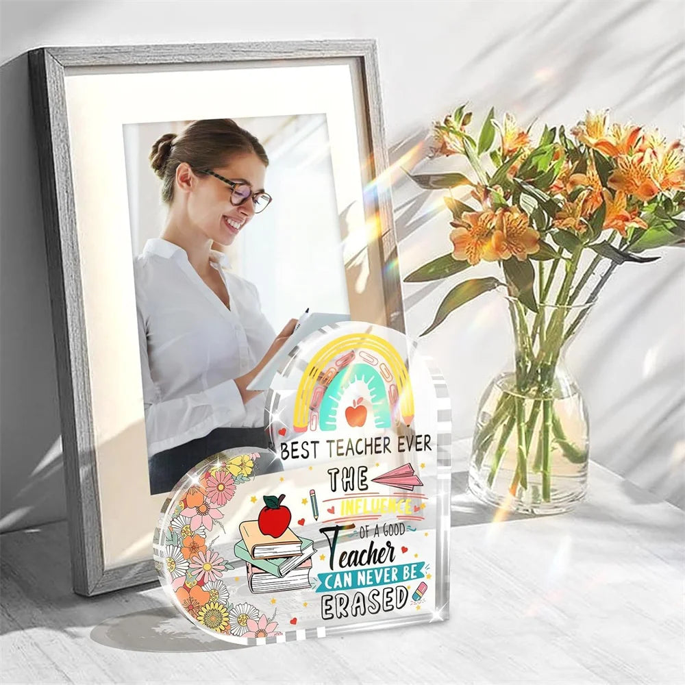 Dankesgeschenk Lehrerin Acryl-Briefkopf Papier Geschenk für Krankenschwestern