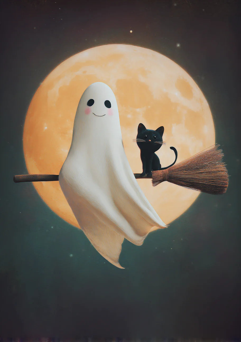 Halloween Malen nach Zahlen Set für Erwachsene Leinwand Wandkunst DIY