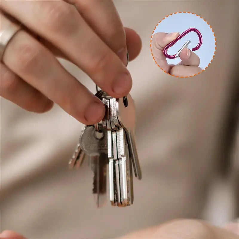 Vielseitige Aluminium Karabiner D Ringe für Outdoor und Alltag