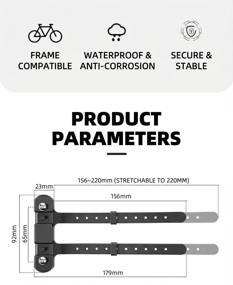 Bohrfreier Silikon-Fahrrad-Flaschenhalter, ultraleicht, bunt-Yabubest - Home & More