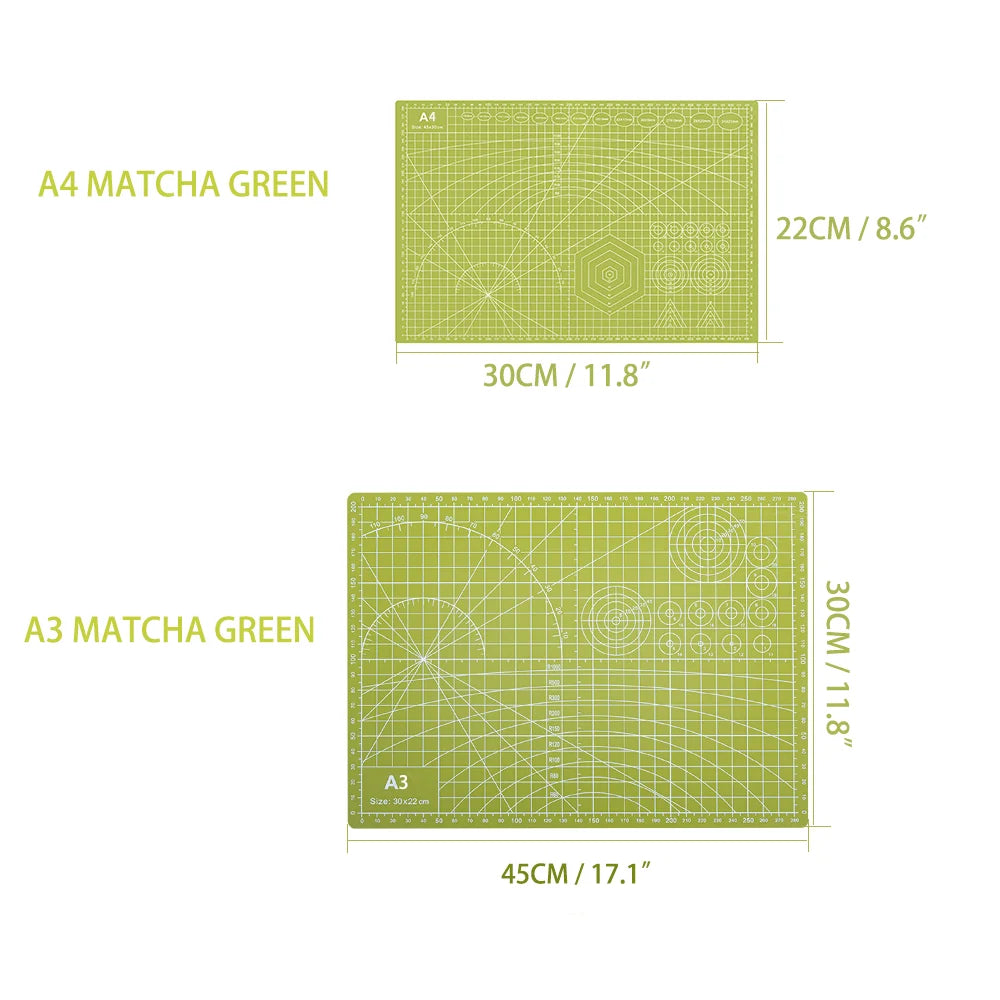 A3 A4 Schneidematte mit Graduierungen antistatisch für Werkbank Heimwerker
