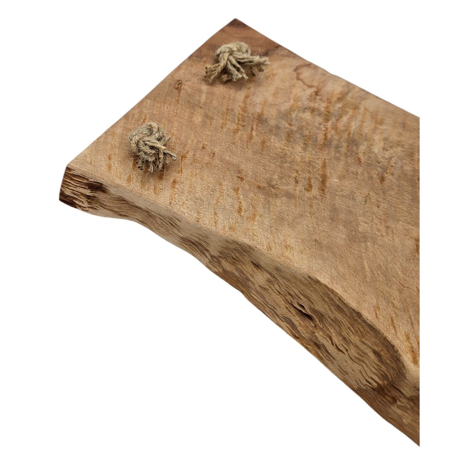 Serviertablett Holz Servierbrett Anrichteplatte Platte Tablett braun 50 cm Lang