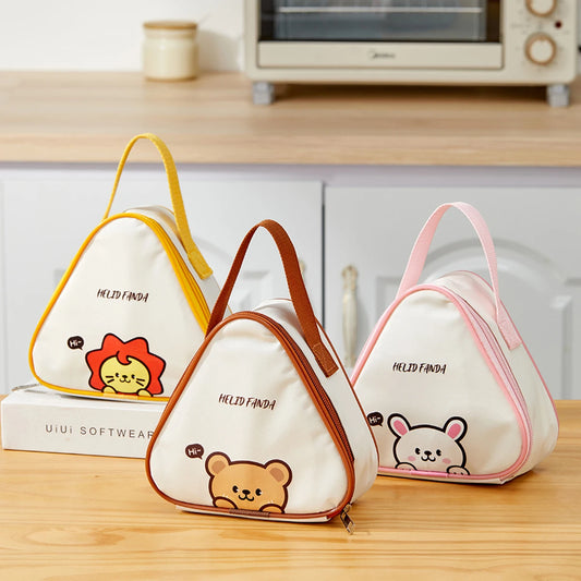 WORTHBUY Mini Thermo-Lunch-Tasche, isoliert, ölbeständig und wasserdicht