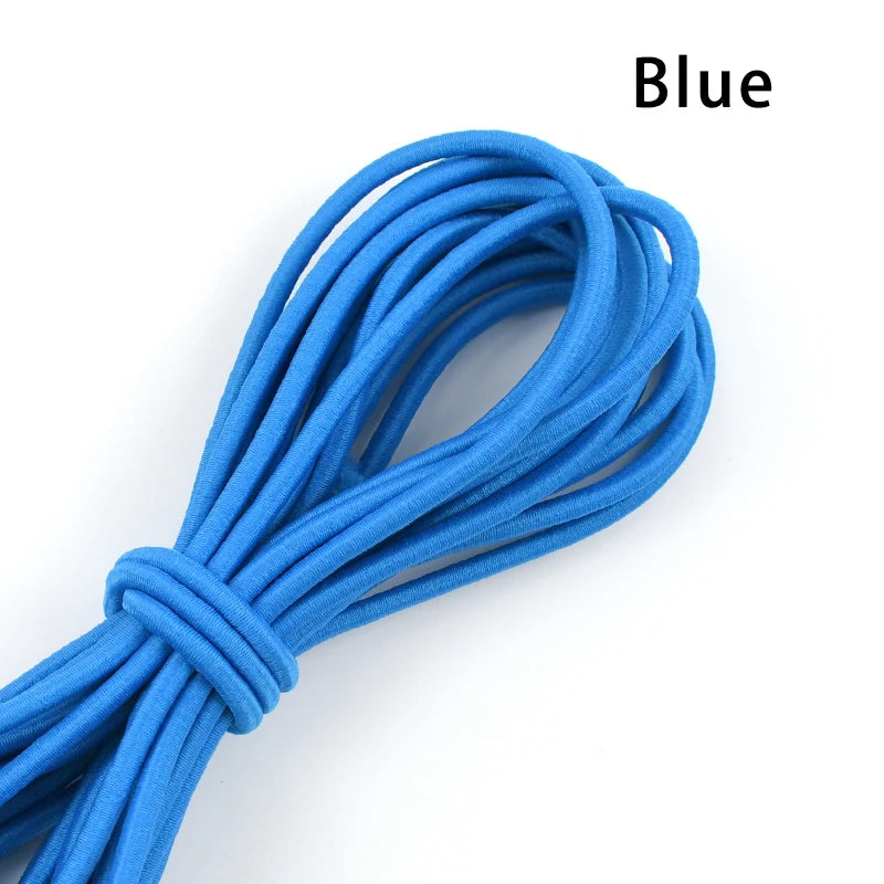 Flexibles 4mm Gummiband für DIY Kleidung, Haarbänder, Nähen