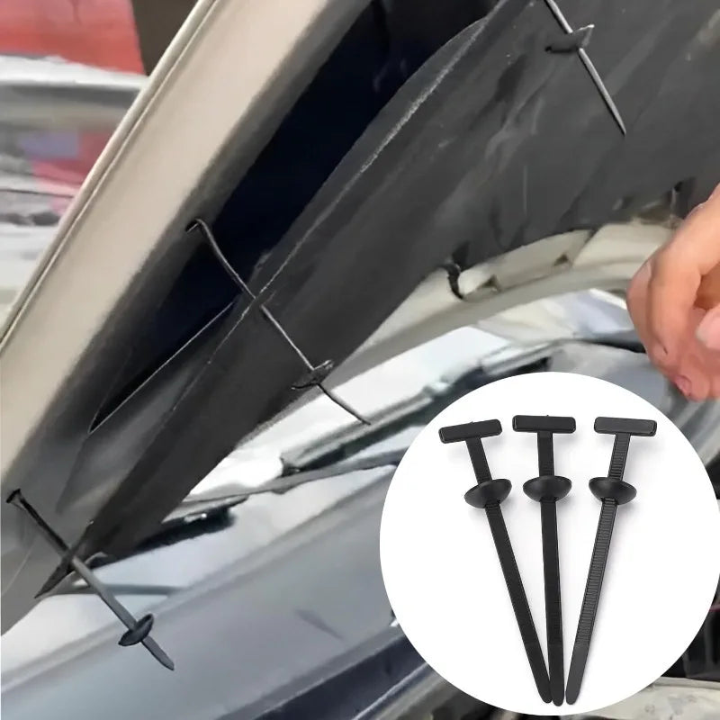 1000 Stück Nylon Kabelbinder Schnallen Schrauben für Auto Befestigung