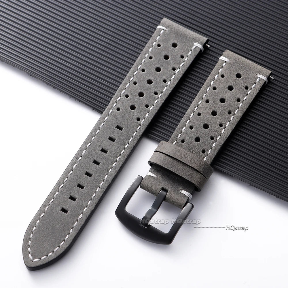 Vintage Rindsleder Uhrenarmband 18 Millimeter bis 24 Millimeter A