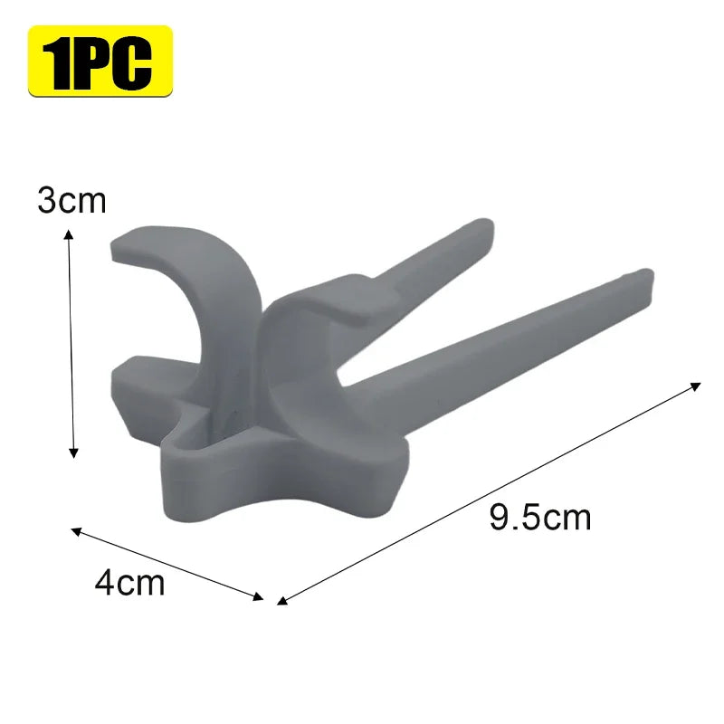 Finger Stäbchen Kunststoff Snack Halter für sauberes Essen 1 bis 4 Stück