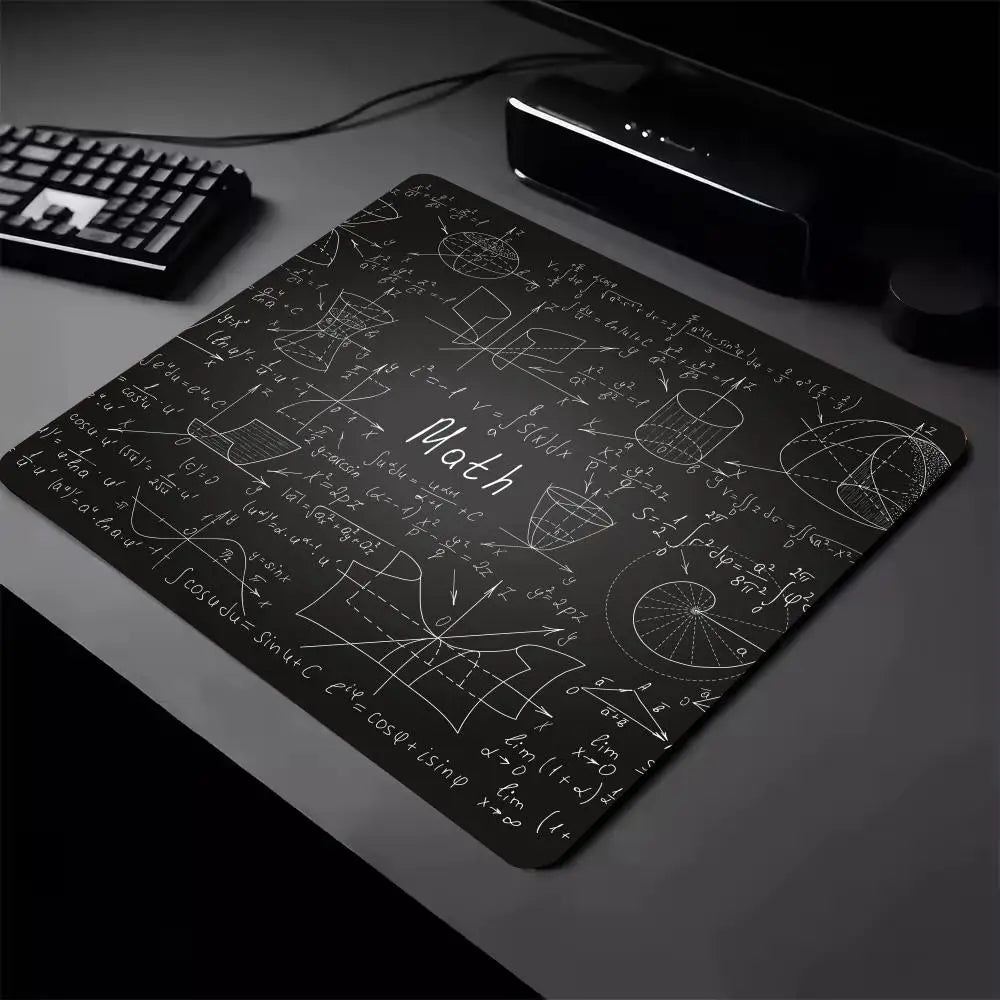 Anti Rutsch Mauspad für Computer Büro und Gaming mit Formel Design