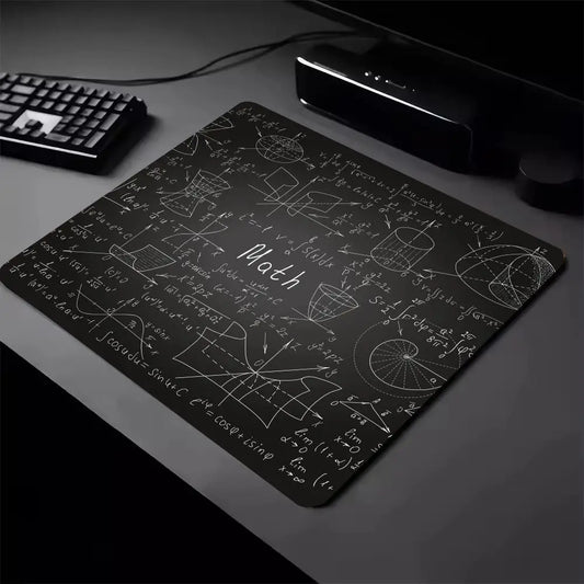 Anti Rutsch Mauspad für Computer Büro und Gaming mit Formel Design