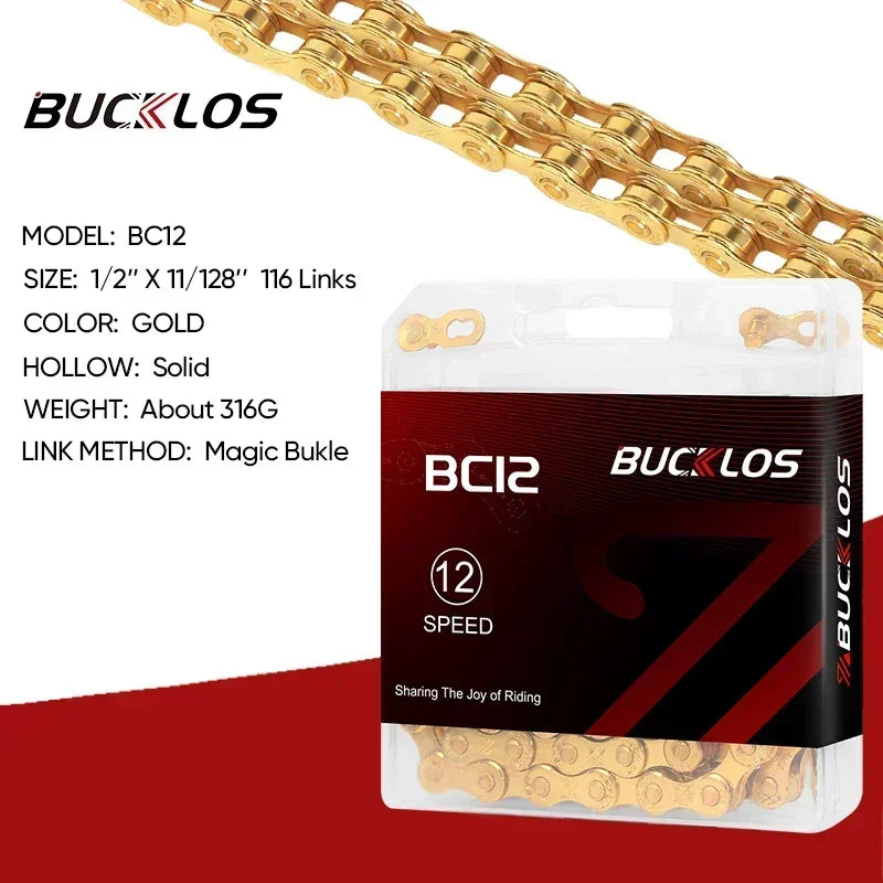 Fahrradkette kompatibel für 8 bis 12 Gang Mountain Road Bikes