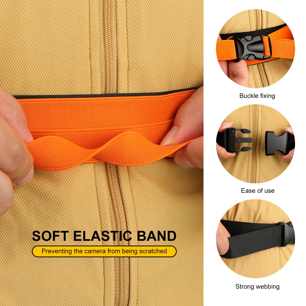 Verstellbarer Kameragurt für Outdoor: DSLR Hüftgurt, sicher bei Radfahrt und Wandern
