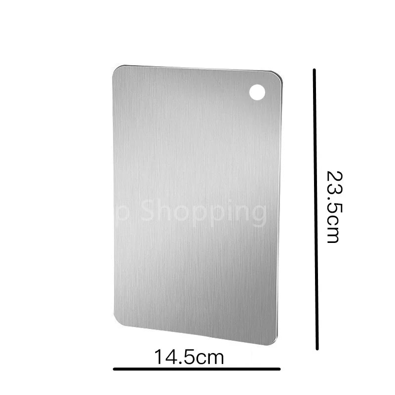 Edelstahl Schneidebrett Set mit mehreren Größen und leicht zu reinigen