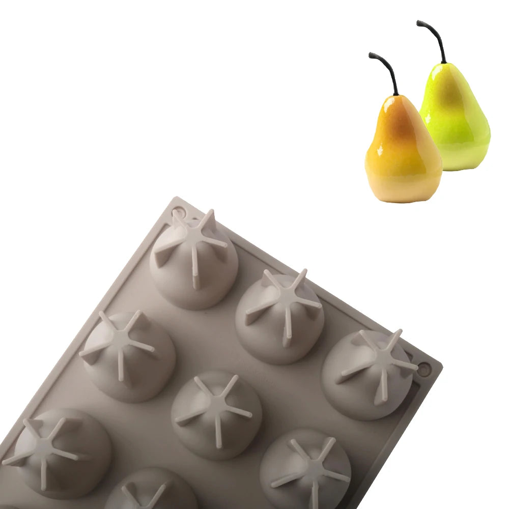 Vielseitige Silikonform für Birnen Mousse Kuchen und Desserts