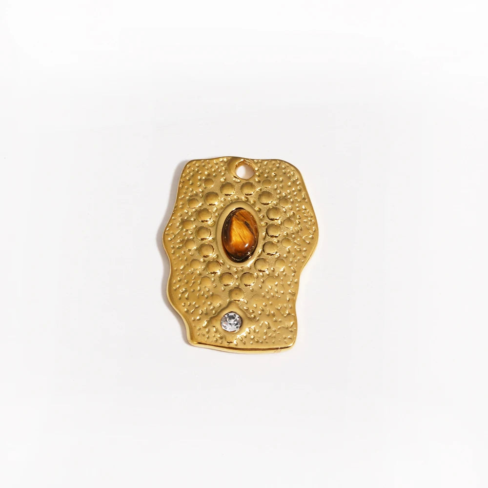 Edelstahl Gold Charms für individuelle DIY Schmuckkreationen