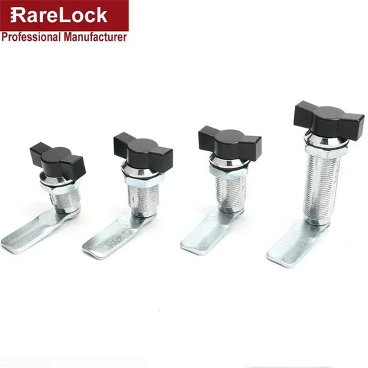 Schwarzes schlüsselloses Griffschloss 18-60mm für Schrank Industriekasten