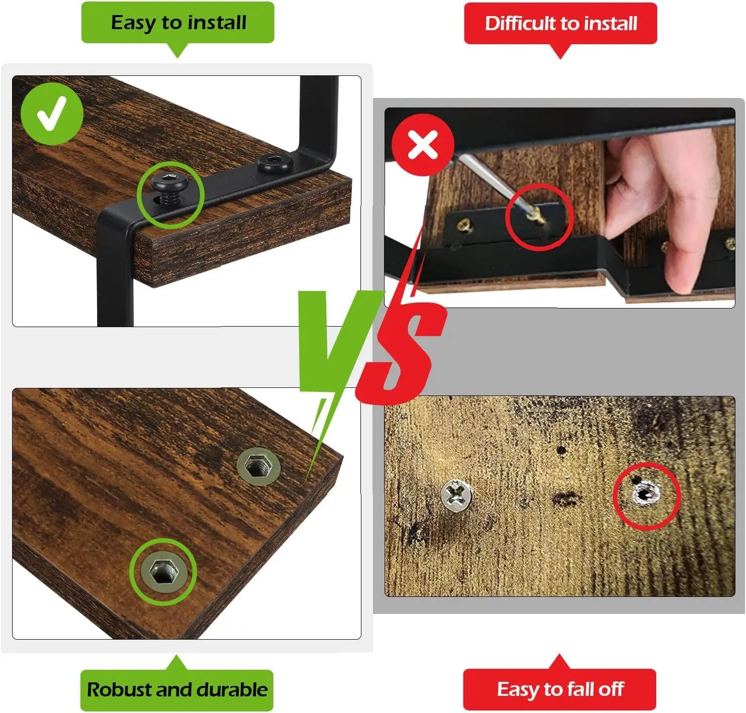 Premium Holz Display Rack für Gewürzlagerung-Yabubest - Home & More