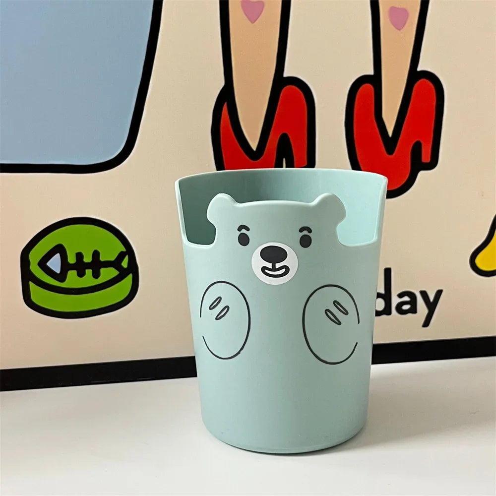 Mini Bleistifthalter Kawaii Cartoon Bär Schreibtisch Organizer Telefonhalter