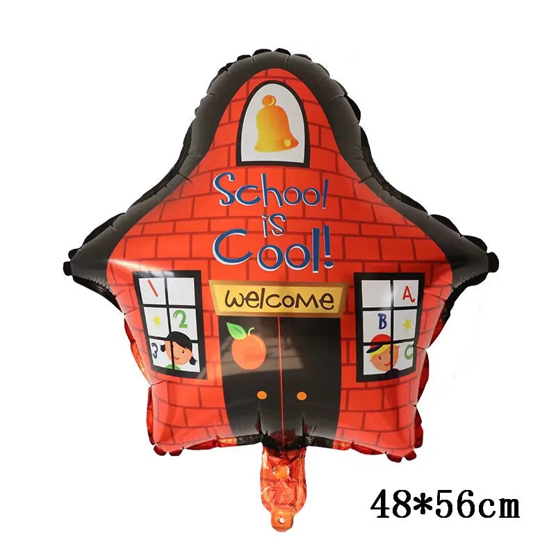 Buntstift Bleistift Schultasche Folienballon für Lern- - Schulparty Deko
