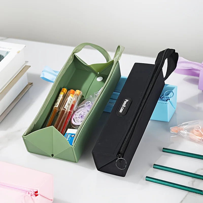 Langlebiges 1-teiliges Silikon Federmäppchen für Schule und Büro
