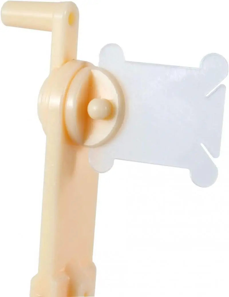 Kunststoff Zahnseide Spulen mit Wickler Kreuzstich Karte Fadenhalter Set