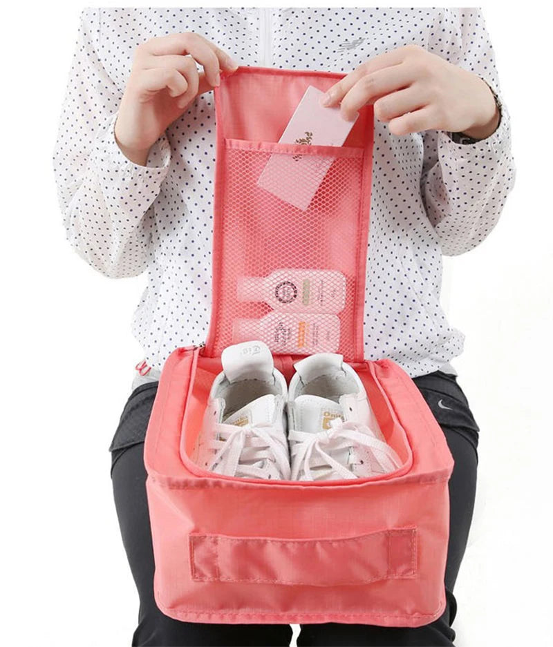 Faltbare Reisetasche staubdicht - wasserdicht für Schuhe - Wäsche Organizer