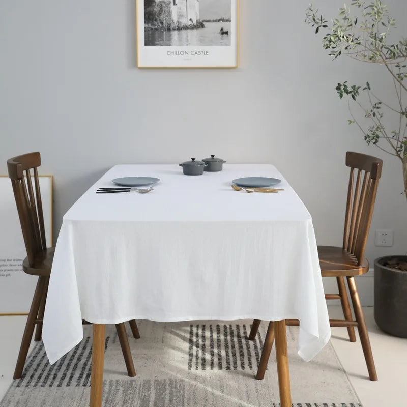 Dekorative Baumwoll Tischdecke rechteckig für Feste und Alltag